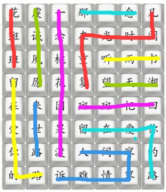 《漢字找茬王》桃花諾怎麽過