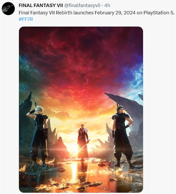 PS5獨占《FF7重生》新視覺圖公開