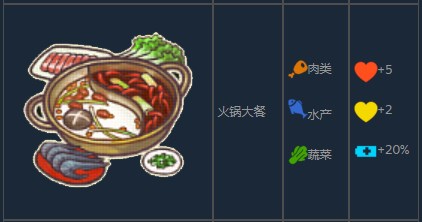 《風來之國》火鍋大餐怎麽制作