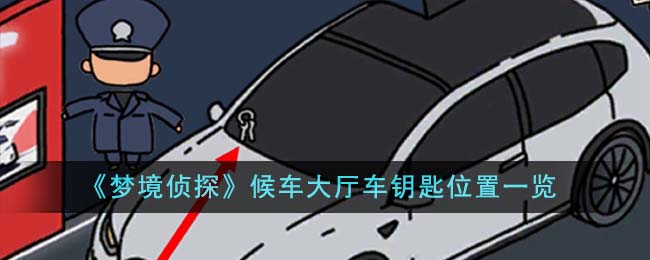 《夢境偵探》候車大廳車鑰匙位置一覽