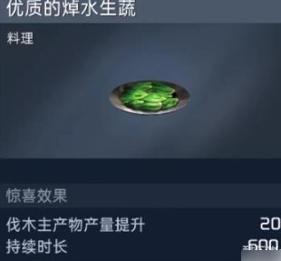 星球重啓焯水生蔬怎麽做