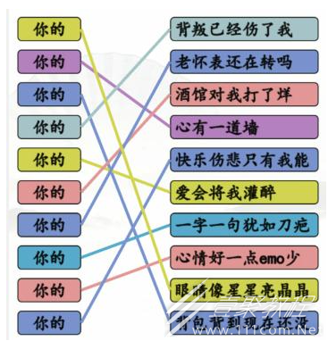 漢字找茬王連線你的開頭的歌通關指南