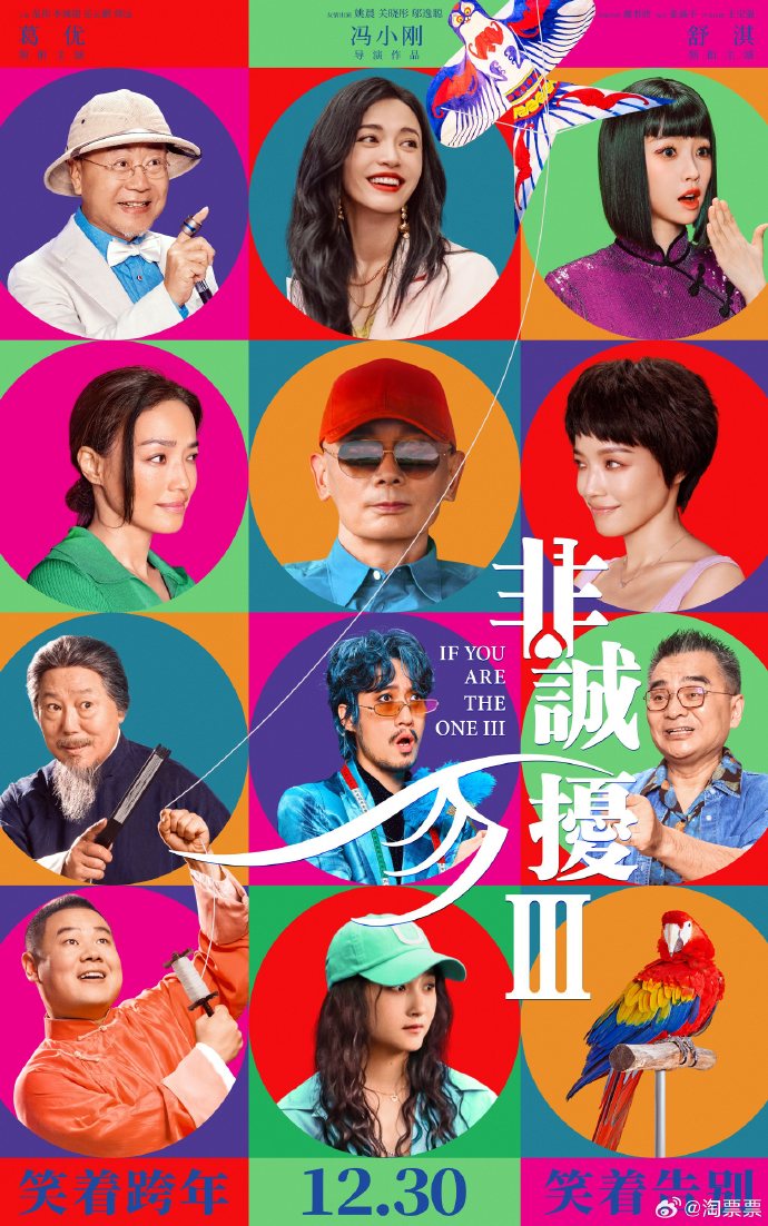 《非誠勿擾3》終極海報公開，12月30日賀歲上映