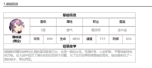 第七史詩雅咪德怎麽樣