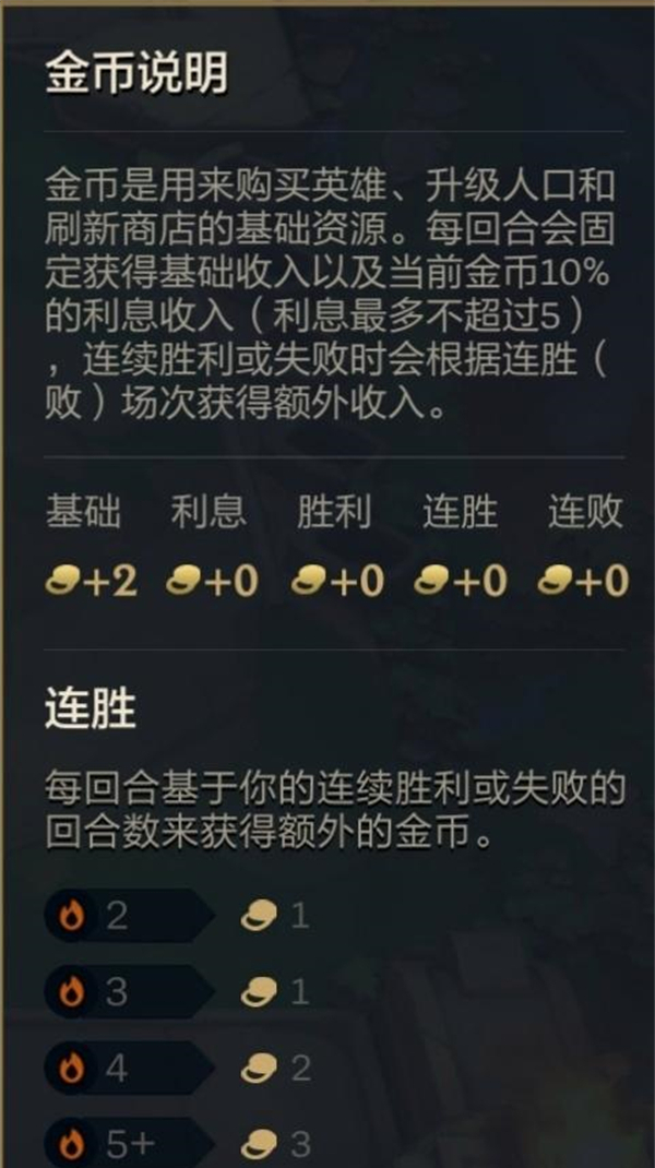 金鏟鏟之戰金幣利息一覽