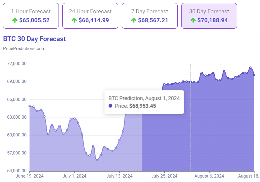 AI sets Bitcoin (BTC) price for August 1, 2024