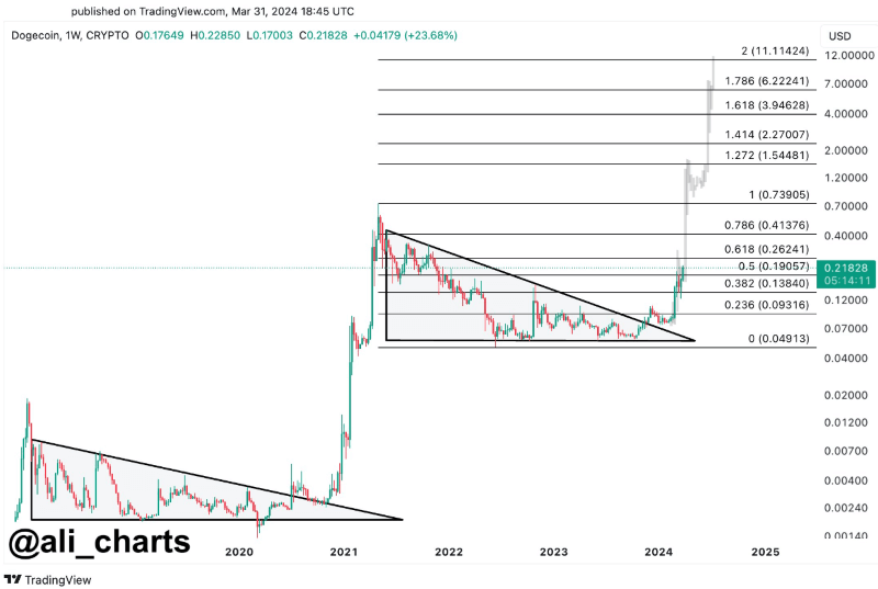 DOGE to trigger a mega parabolic bull run